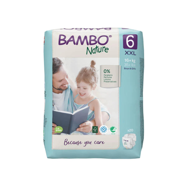 Bambo Nature Diaper - Size 6 Xxl (Pack Of 20)