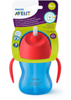 Philips Avent Bendy Twin Handle Straw Cup - Blue (200ml)