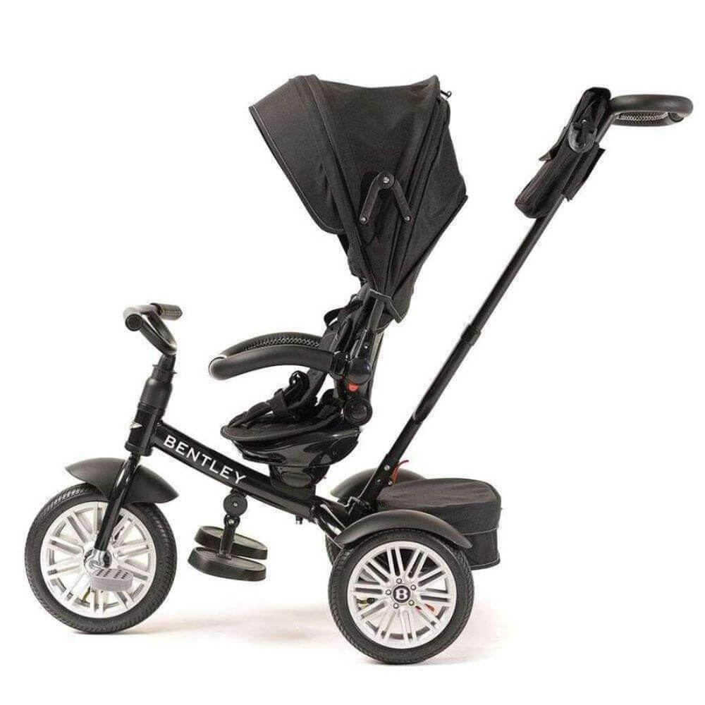 Bentley 6-in-1 Baby Trike Stroller – Onyx Black | 6 Months to 5 Years