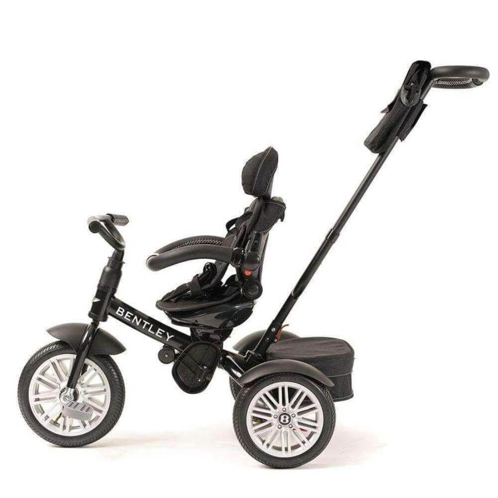 Bentley 6-in-1 Baby Trike Stroller – Onyx Black | 6 Months to 5 Years