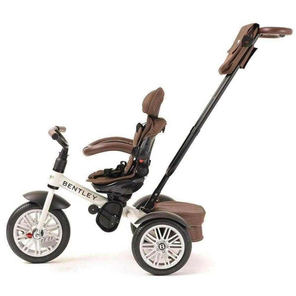 Bentley 6-in-1 Baby Trike Stroller – White Satin | 6 Months to 5 Years