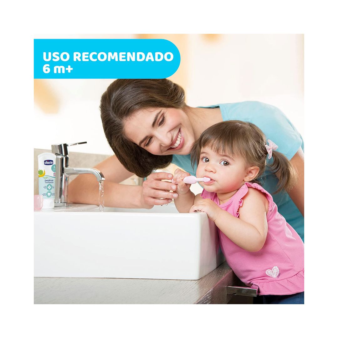 Chicco Baby Soft Toothbrush 6–36 Months Pink