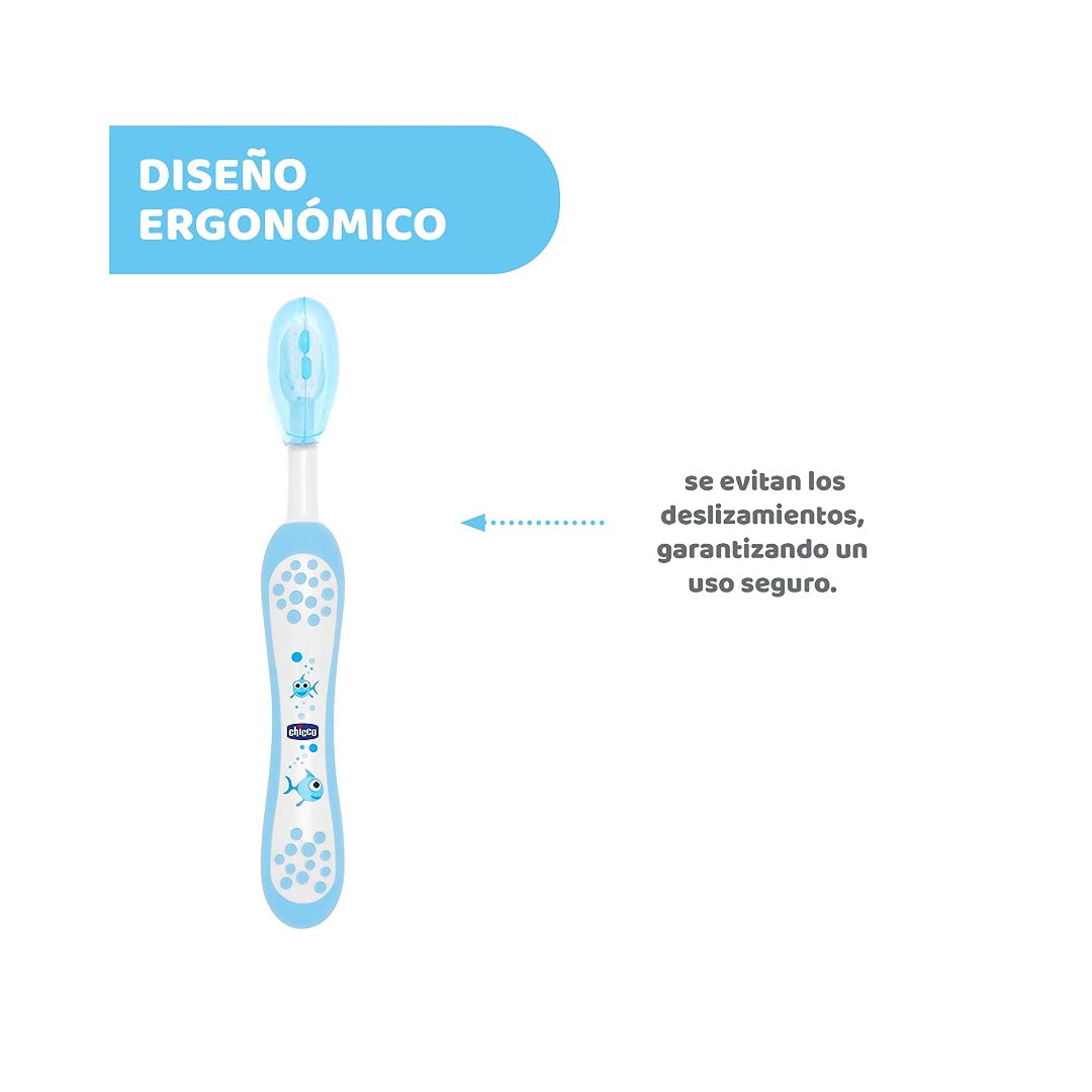 Chicco Baby Soft Toothbrush 6–36 Months Blue
