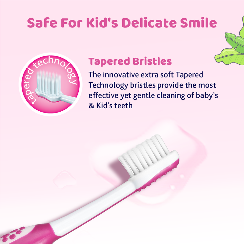 Chicco Kids Soft Toothbrush 3–8 Years Pink
