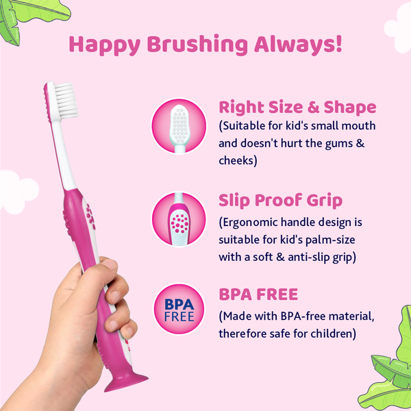 Chicco Toothbrush Pink 3Y-8Y- Pink