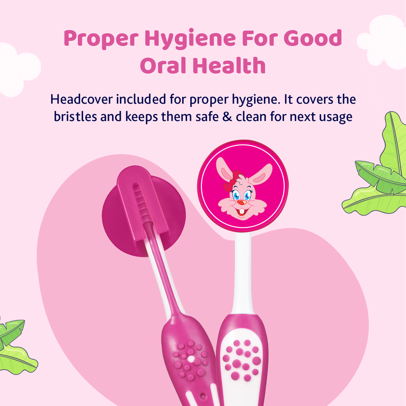 Chicco Kids Soft Toothbrush 3–8 Years Pink