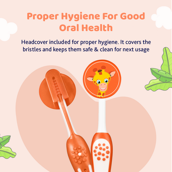 Chicco Toothbrush Pink 3Y-8Y- Orange