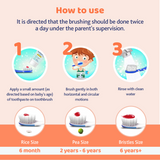 Chicco Kids Soft Toothbrush 3–8 Years Orange