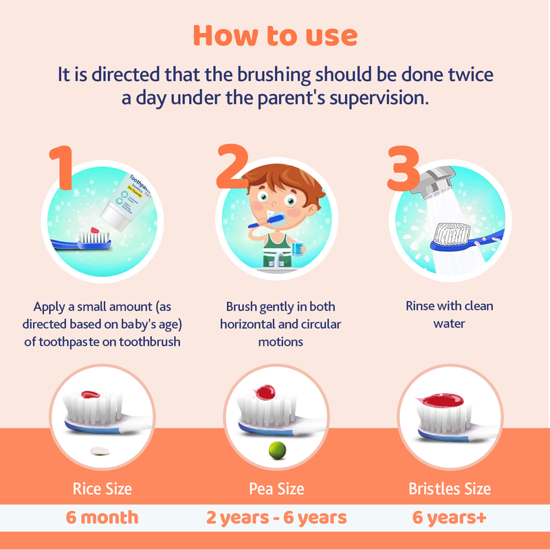 Chicco Kids Soft Toothbrush 3–8 Years Orange