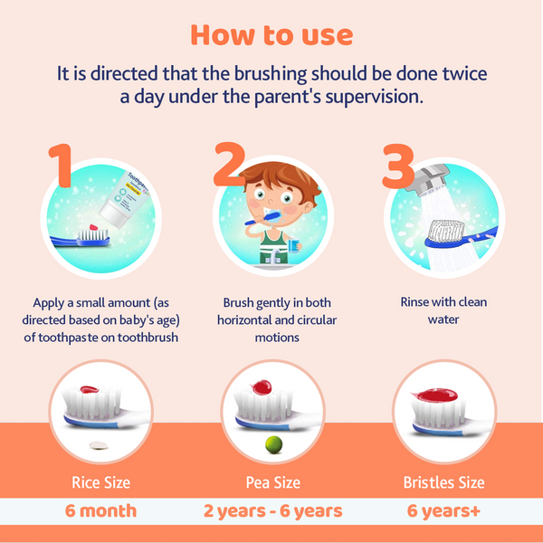 Chicco Toothbrush Pink 3Y-8Y- Orange