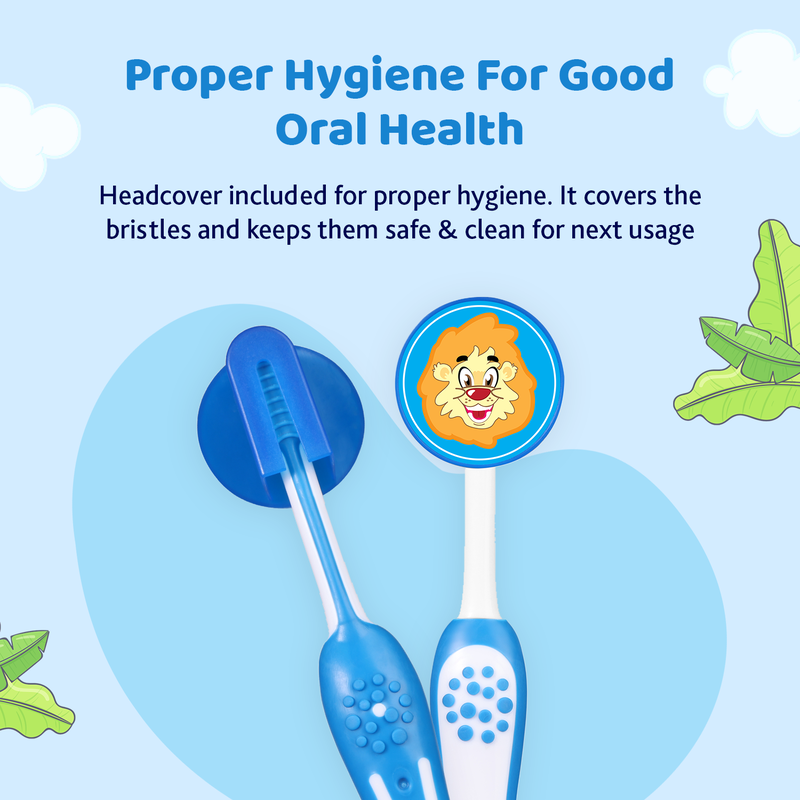 Chicco Kids Soft Toothbrush 3–8 Years Blue