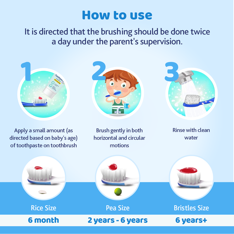 Chicco Kids Soft Toothbrush 3–8 Years Blue