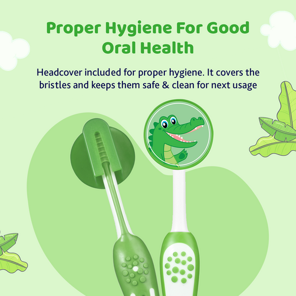 Chicco Toothbrush Pink 3Y-8Y- Green