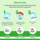 Chicco Kids Soft Toothbrush 3–8 Years Green
