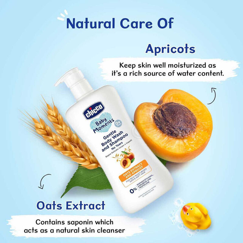 Chicco Baby Moments Gentle Bodywash & Shampoo 500 ml