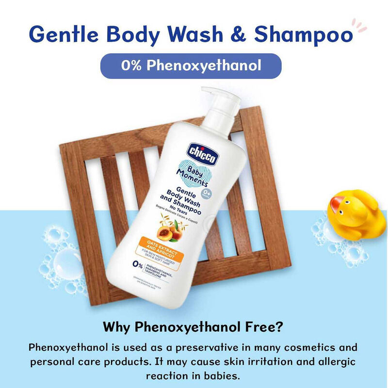 Chicco Baby Moments Gentle Bodywash & Shampoo 500 ml