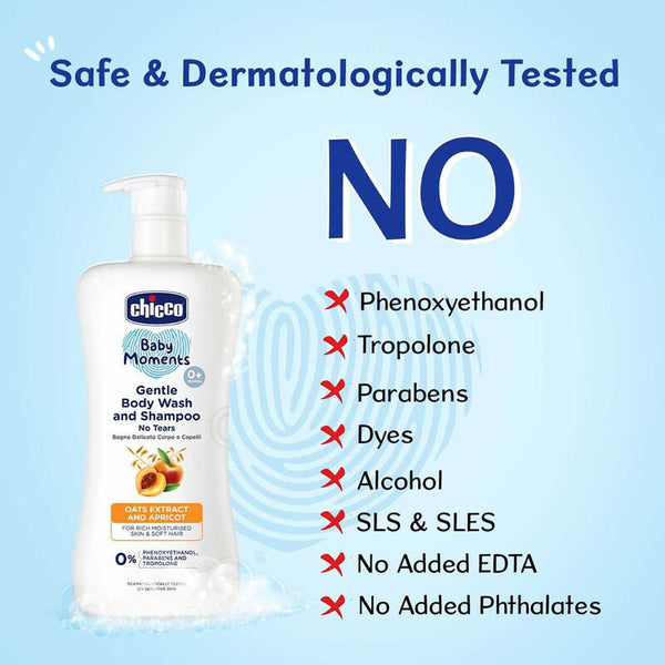 Chicco Gentle Body Wash And Shampoo (500Ml)