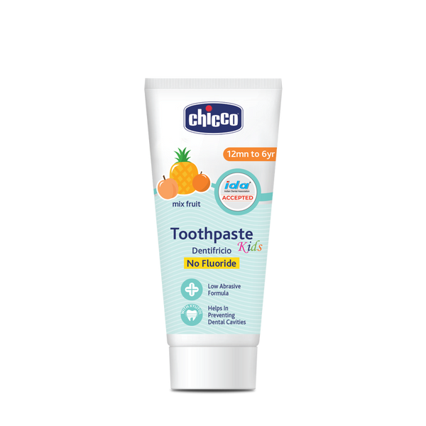 Chicco Tooth Paste Mix Fruit No Fluoride (1Y-6Y) (50G)