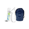 Dr Browns Silicone One-Piece Breast Pump With Options+ Anti-Colic Bottle And Travel Bag