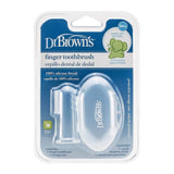 Dr. Brown’s Silicone Finger Toothbrush With Case 3M+ Clear