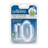 Dr. Brown’s Silicone Finger Toothbrush With Case 3M+ Clear