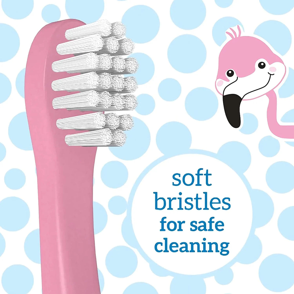Dr. Brown’s Flamingo Toddler Toothbrush 1 Pack Pink