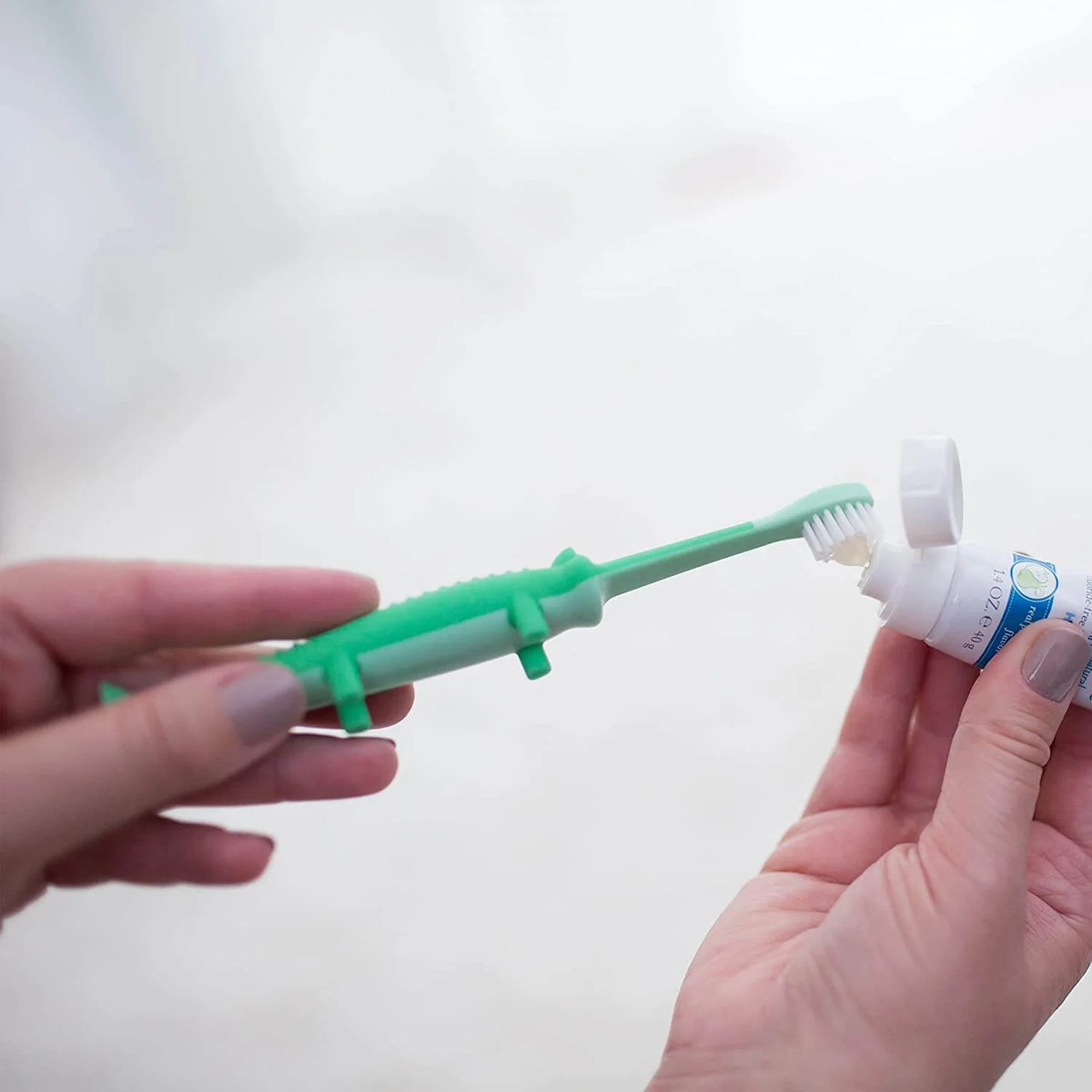 Dr. Brown’s Crocodile Toddler Toothbrush 1-Pack Green