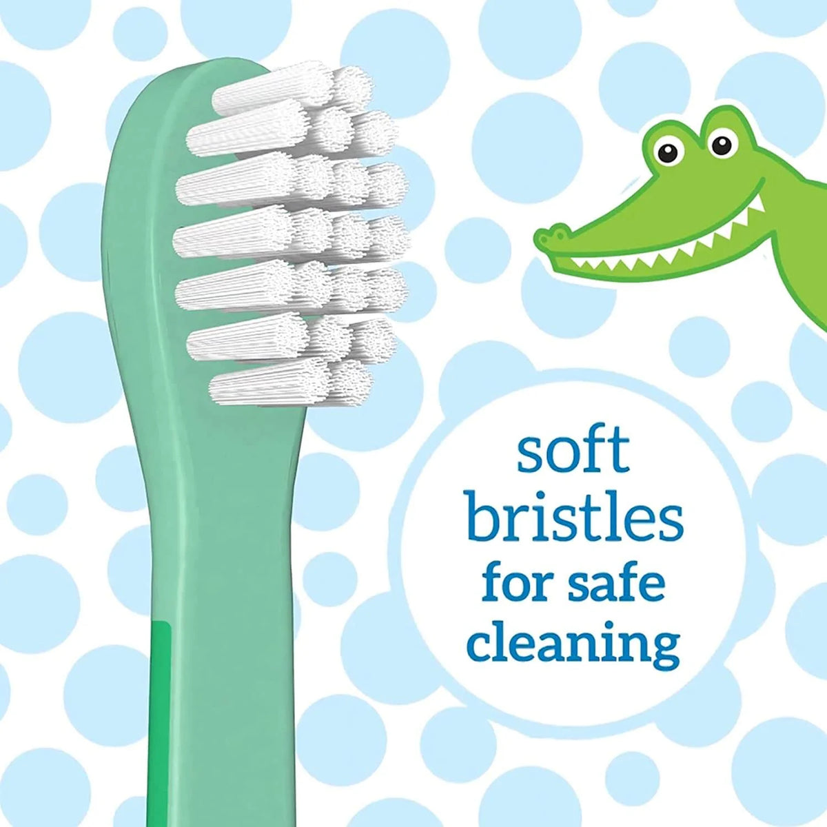 Dr. Brown’s Crocodile Toddler Toothbrush 1-Pack Green