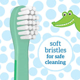 Dr. Brown’s Crocodile Toddler Toothbrush 1-Pack Green