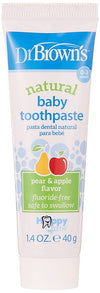 Dr Browns Natural Baby Toothpaste- Pear & Apple