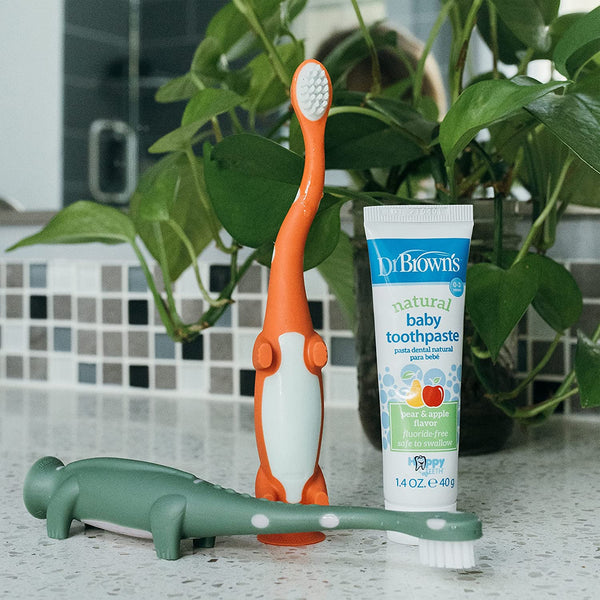 Dr Browns Natural Baby Toothpaste- Pear & Apple