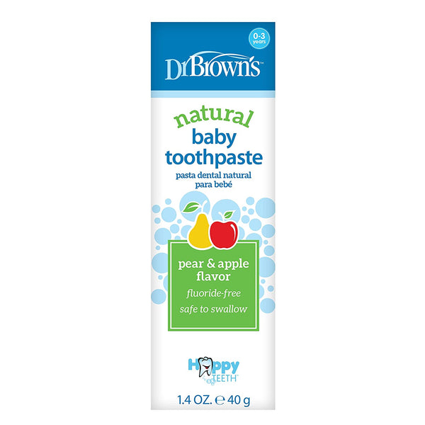 Dr Browns Natural Baby Toothpaste- Pear & Apple