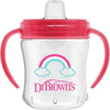 Dr Browns 6 Oz/180 Ml Soft Spout Transition Cup With Handle Pink