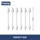 Hopop Baby Cotton Buds Safety Tips 55 Pcs – White