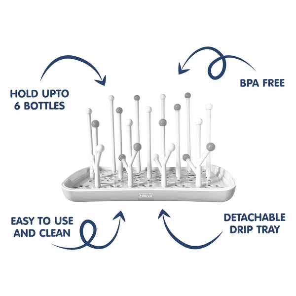 Hopop Portable & Compact Baby Bottle Drying Rack