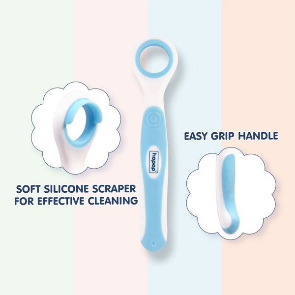 Hopop Tongue Cleaner Pack Of 1 - Blue