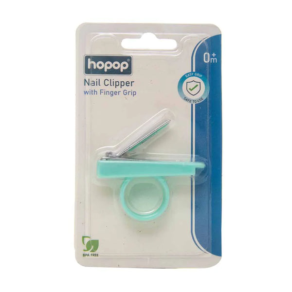 Hopop Nail Clipper With Finger Grip- Assorted