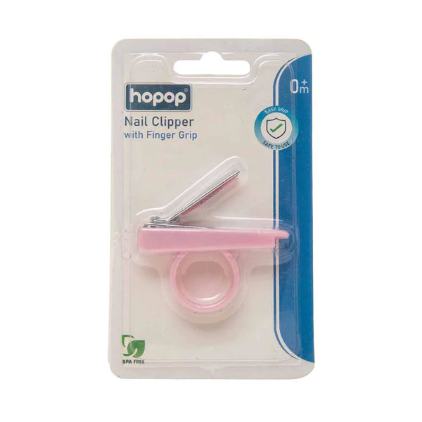 Hopop Nail Clipper With Finger Grip- Assorted