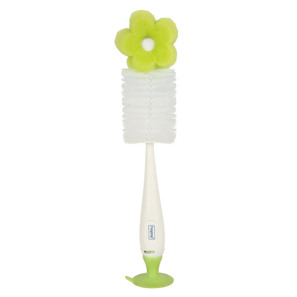 Hopop Bottle & Teat Brush With Sponge - Assorted