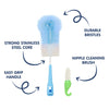 Hopop Bottle & Teat Brush - Assorted