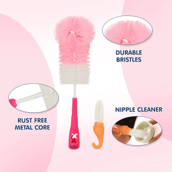 Hopop Bottle & Teat Brush - Assorted