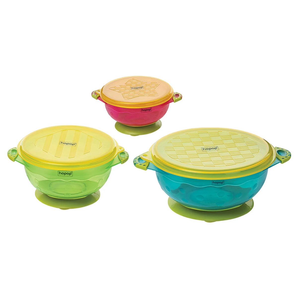 Hopop On-the-Go Snack Bowls - Set of 3
