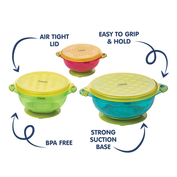 Hopop On-The-Go Snack Bowls