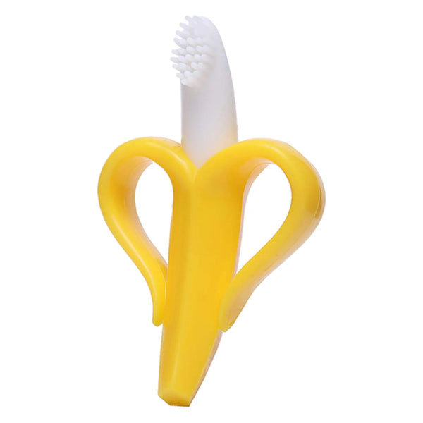 Hopop Easy Grip Banana Silicone Teether - Assorted Colour