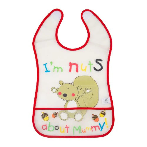 Hopop Baby Crumb Catcher Bib Big - Assorted Colour