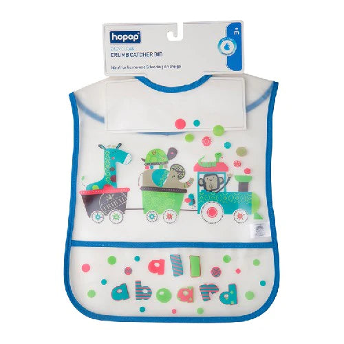 Hopop Baby Crumb Catcher Bib Big - Assorted Colour
