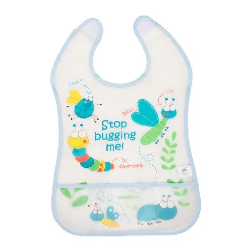 Hopop Baby Crumb Catcher Bib Big - Assorted Colour