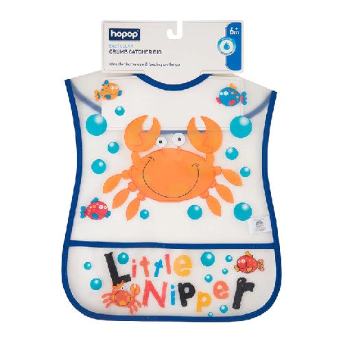 Hopop Baby Crumb Catcher Bib Big - Assorted Colour
