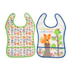 Hopop Baby Crumb Catcher Bib Big (Pack Of 2) - Assorted Print