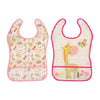 Hopop Baby Crumb Catcher Bib Big (Pack Of 2) - Assorted Print
